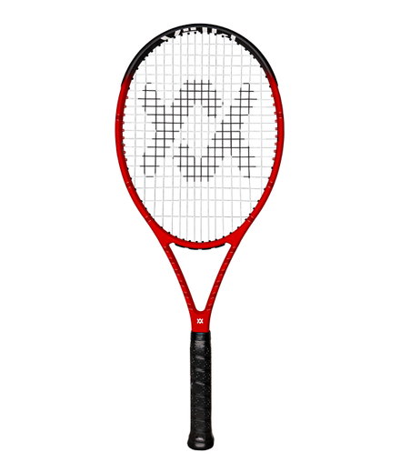 Völkl Tennisschläger Vöstra V8 100in/285g/Turnier 2024 rot - unbesaitet -